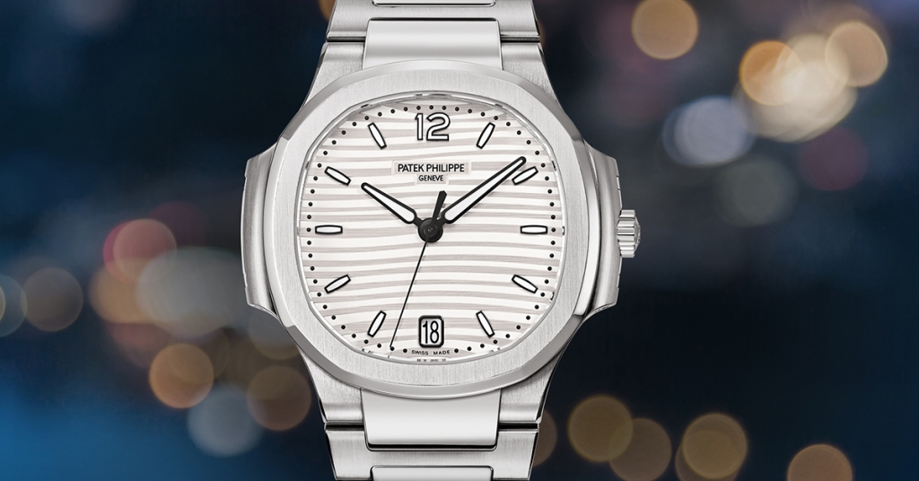 Patek Philippe Ladies' Nautilus Silver Dial Stainless Steel 7118