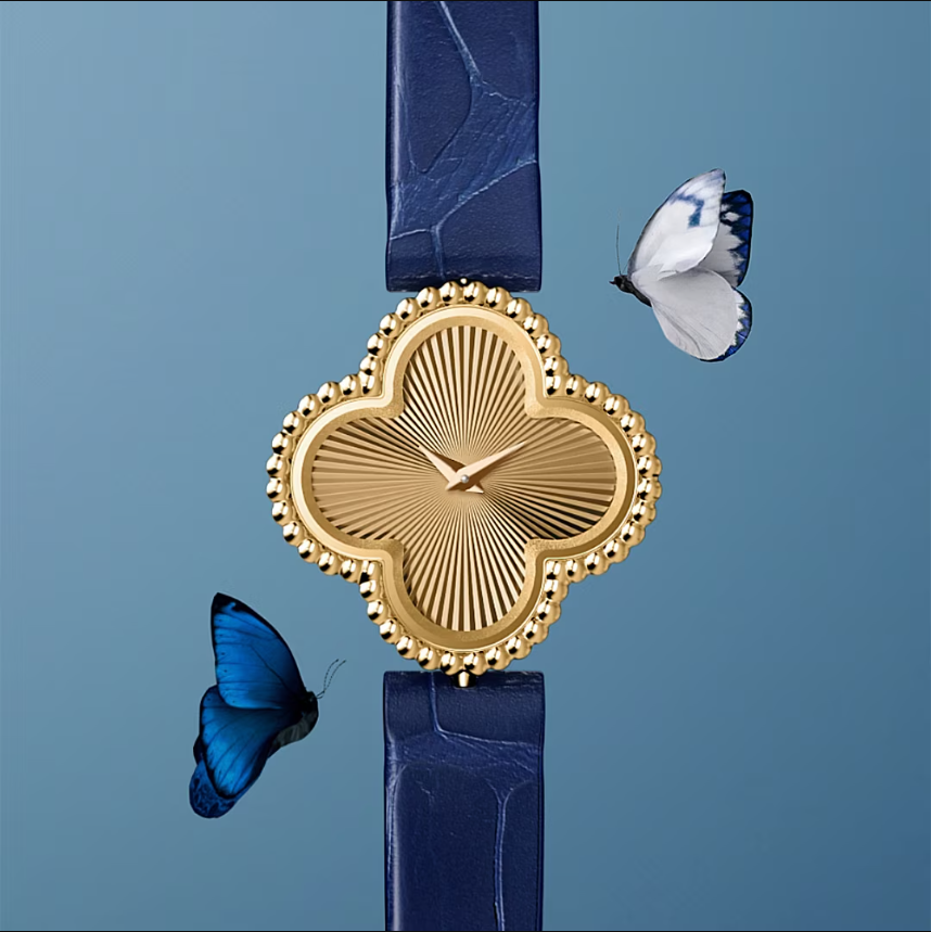 van cleef arpels alhambra watch collection