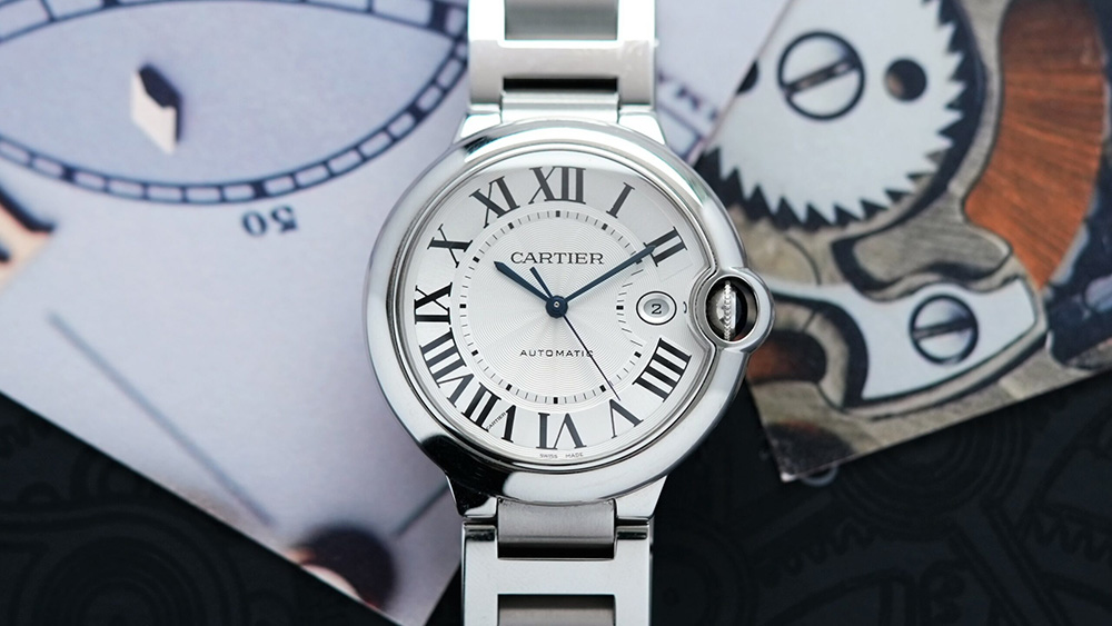 Cartier Ballon Bleu 42mm in Steel W69012Z4