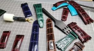 Rolex daytona Watch Accessories Leather straps for sale